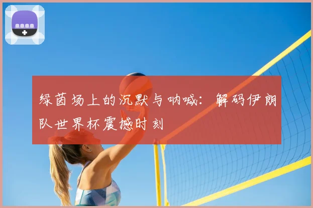 绿茵场上的沉默与呐喊：解码伊朗队世界杯震撼时刻