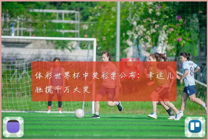 体彩世界杯中奖彩票公布：幸运儿独揽千万大奖